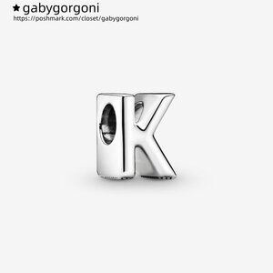 Pandora Letter K Alphabet Charm
